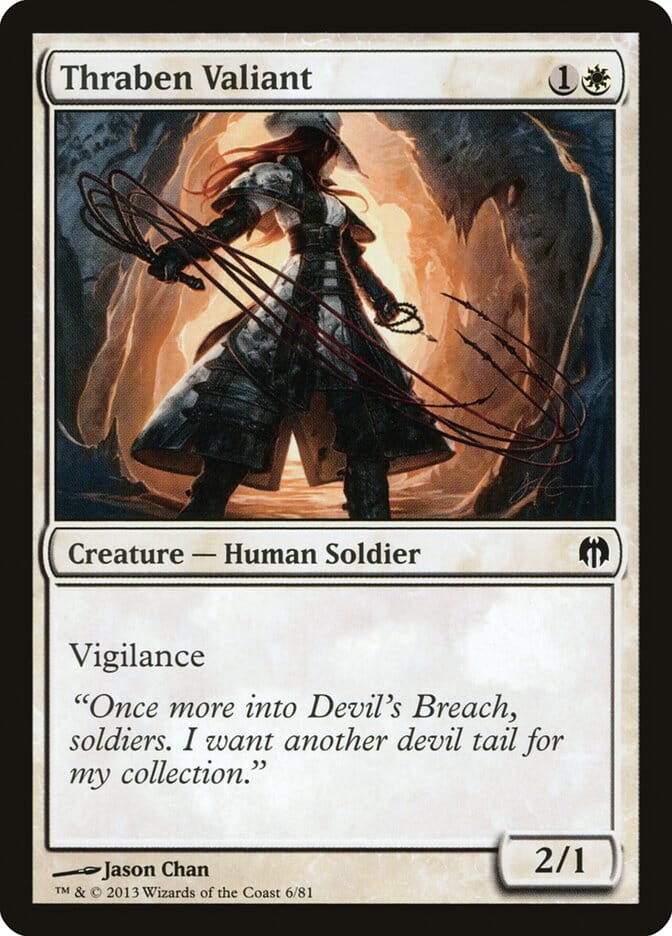 Thraben Valiant [Duel Decks: Heroes vs. Monsters] MTG Single Magic: The Gathering  | Multizone: Comics And Games