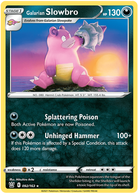 Galarian Slowbro (092/163) [Sword & Shield: Battle Styles] Pokemon Single Pokémon  | Multizone: Comics And Games