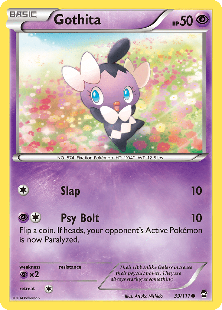 Gothita (39/111) [XY: Furious Fists] Pokemon Single Pokémon  | Multizone: Comics And Games