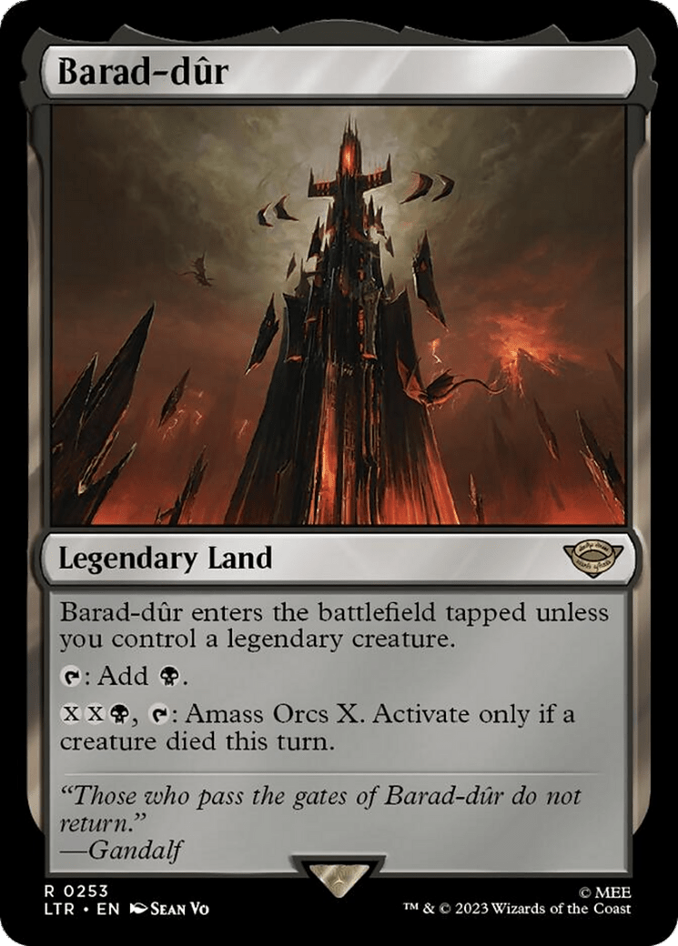 Barad-dur [The Lord of the Rings: Tales of Middle-Earth] MTG Single Magic: The Gathering  | Multizone: Comics And Games