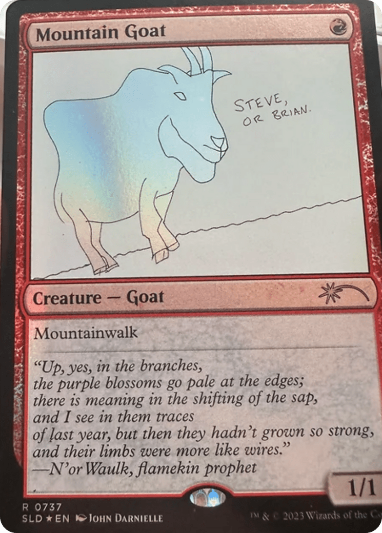Mountain Goat [Secret Lair Drop Series] MTG Single Magic: The Gathering  | Multizone: Comics And Games