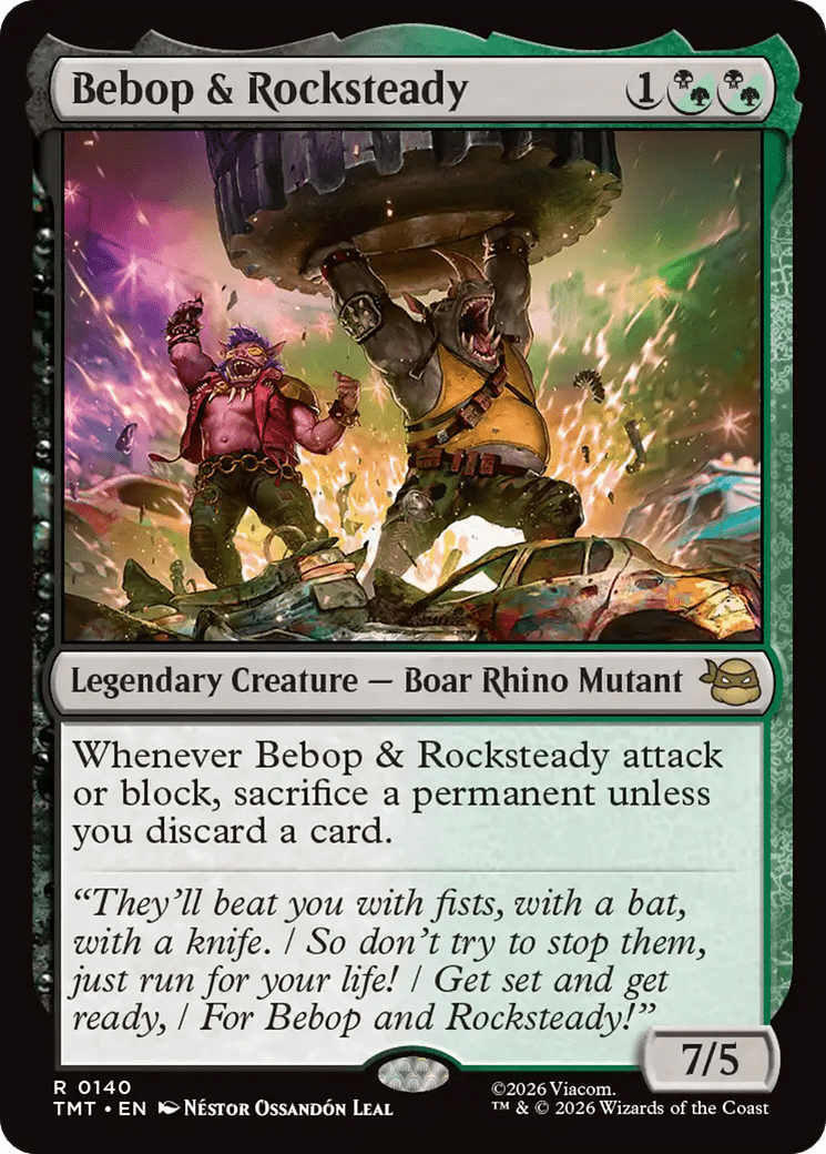 Bebop & Rocksteady [Teenage Mutant Ninja Turtles] MTG Single Magic: The Gathering  | Multizone: Comics And Games