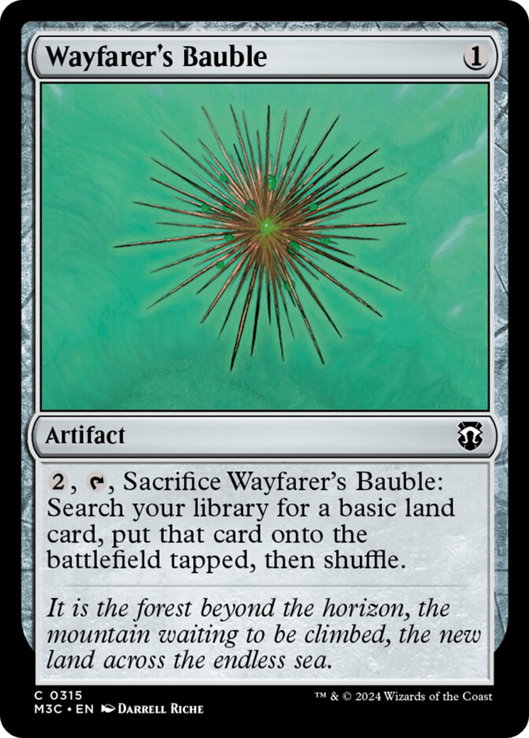Wayfarer's Bauble (Ripple Foil) [Modern Horizons 3 Commander] MTG Single Magic: The Gathering  | Multizone: Comics And Games