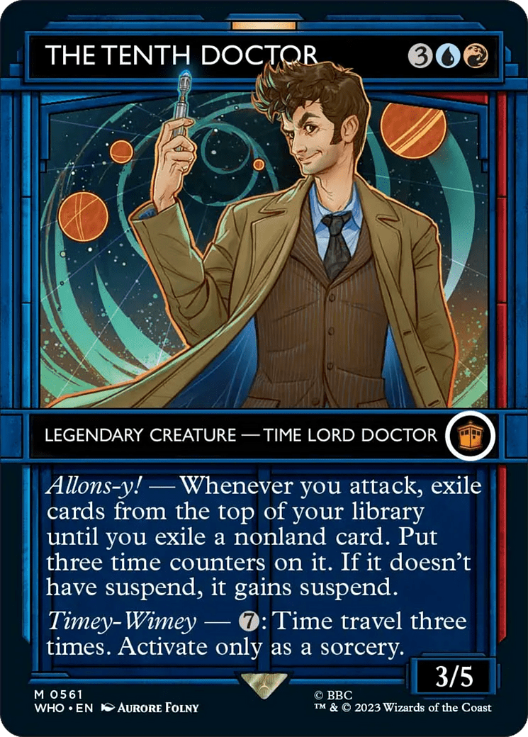 The Tenth Doctor (Showcase) [Doctor Who] MTG Single Magic: The Gathering  | Multizone: Comics And Games