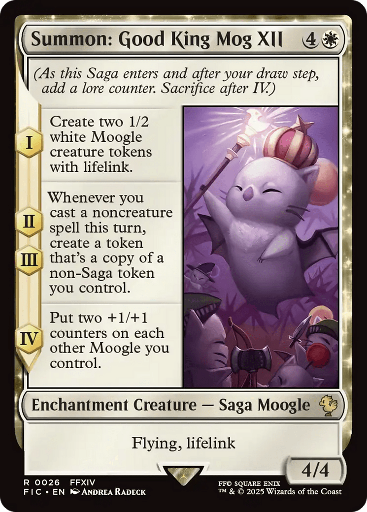 Summon: Good King Mog XII [FINAL FANTASY Commander] MTG Single Magic: The Gathering  | Multizone: Comics And Games