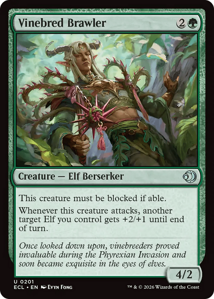 Vinebred Brawler [Lorwyn Eclipsed] MTG Single Magic: The Gathering  | Multizone: Comics And Games
