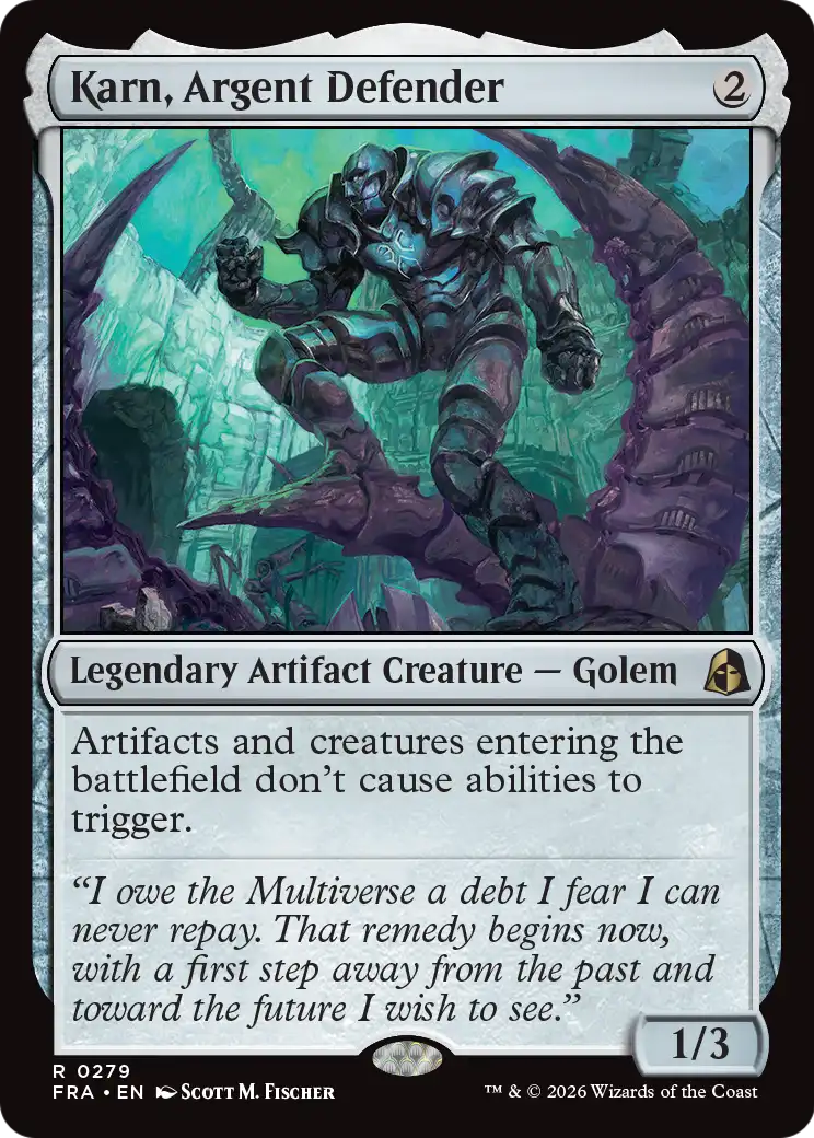 Karn, Argent Defender [Reality Fracture] | Multizone: Comics And Games