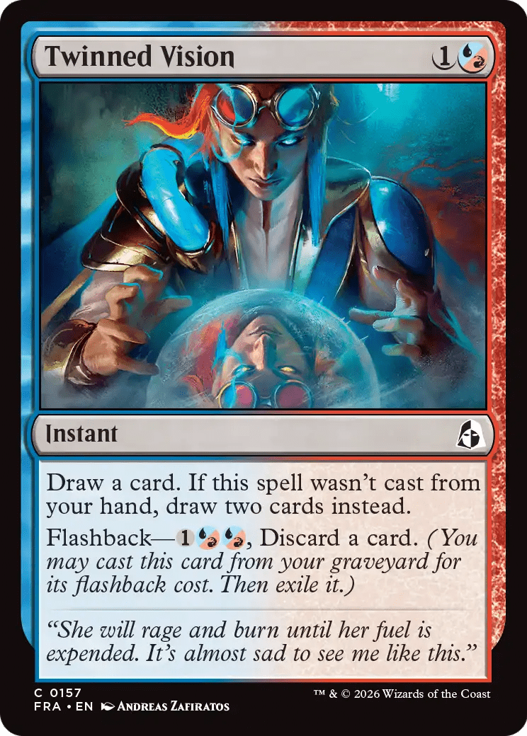 Twinned Vision [Reality Fracture] MTG Single Magic: The Gathering  | Multizone: Comics And Games