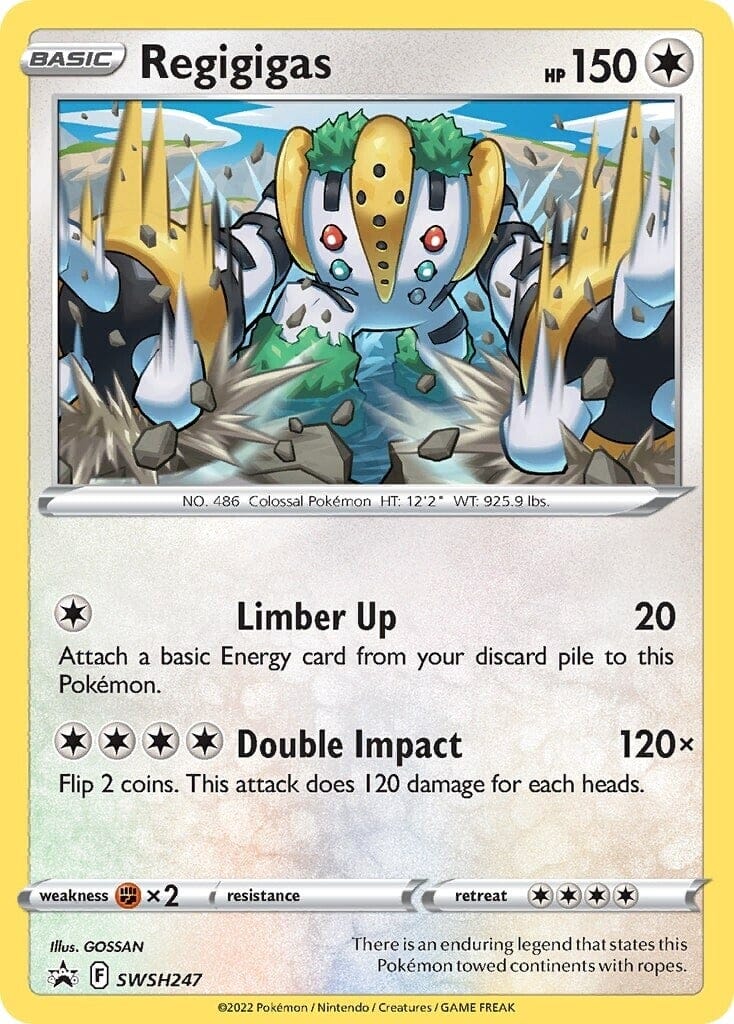 Regigigas (SWSH247) [Sword & Shield: Black Star Promos] Pokemon Single Pokémon  | Multizone: Comics And Games
