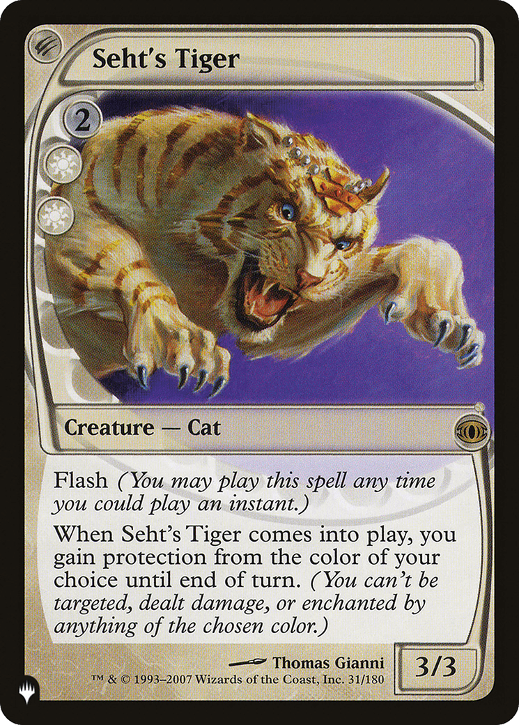 Seht's Tiger [The List] MTG Single Magic: The Gathering  | Multizone: Comics And Games