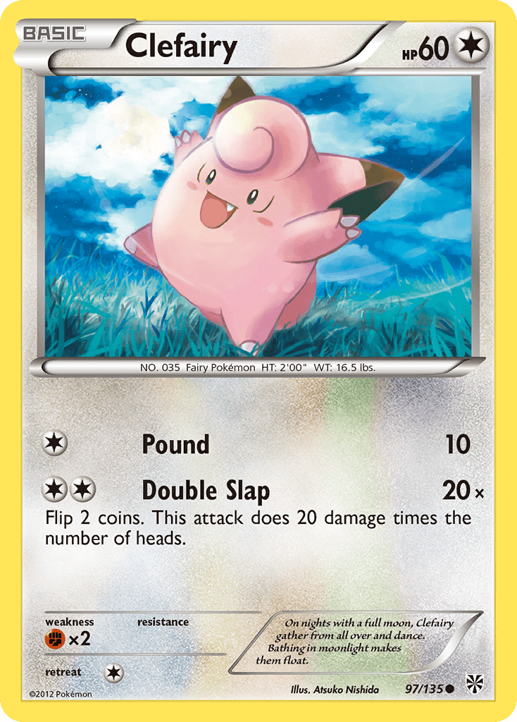 Clefairy (97/135) [Black & White: Plasma Storm] Pokemon Single Pokémon  | Multizone: Comics And Games