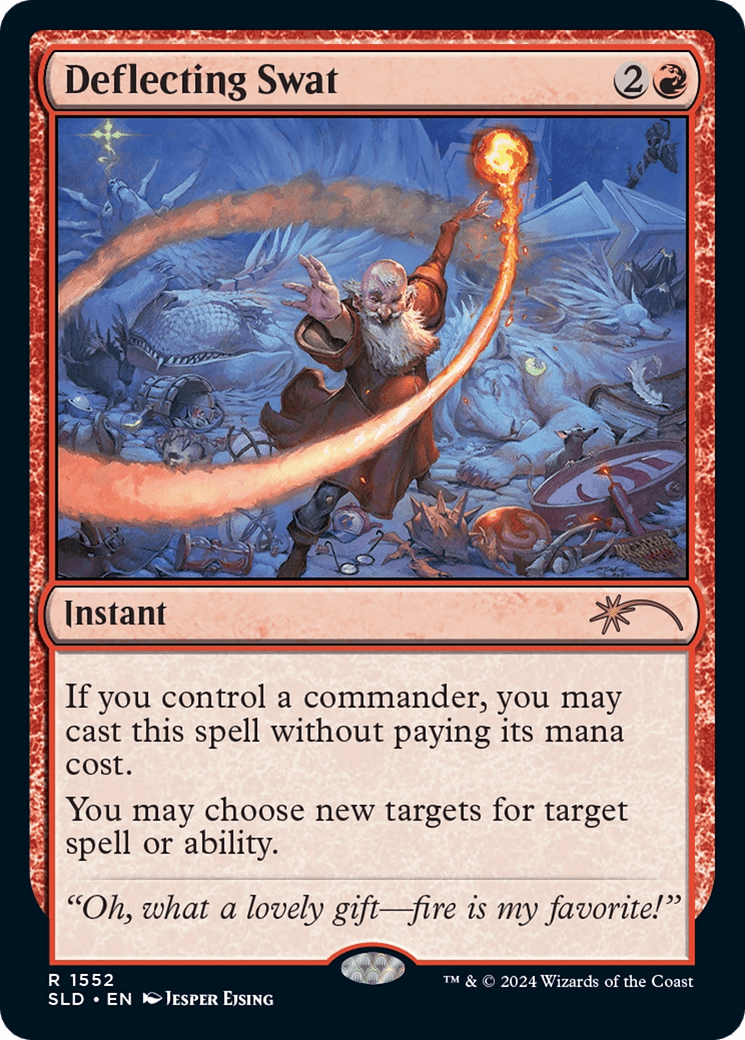 Deflecting Swat (Rainbow Foil) [Secret Lair Drop Series] MTG Single Magic: The Gathering  | Multizone: Comics And Games