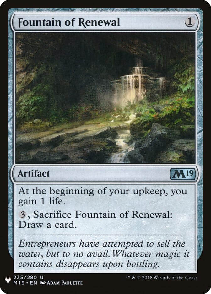 Fountain of Renewal [Mystery Booster] MTG Single Magic: The Gathering  | Multizone: Comics And Games