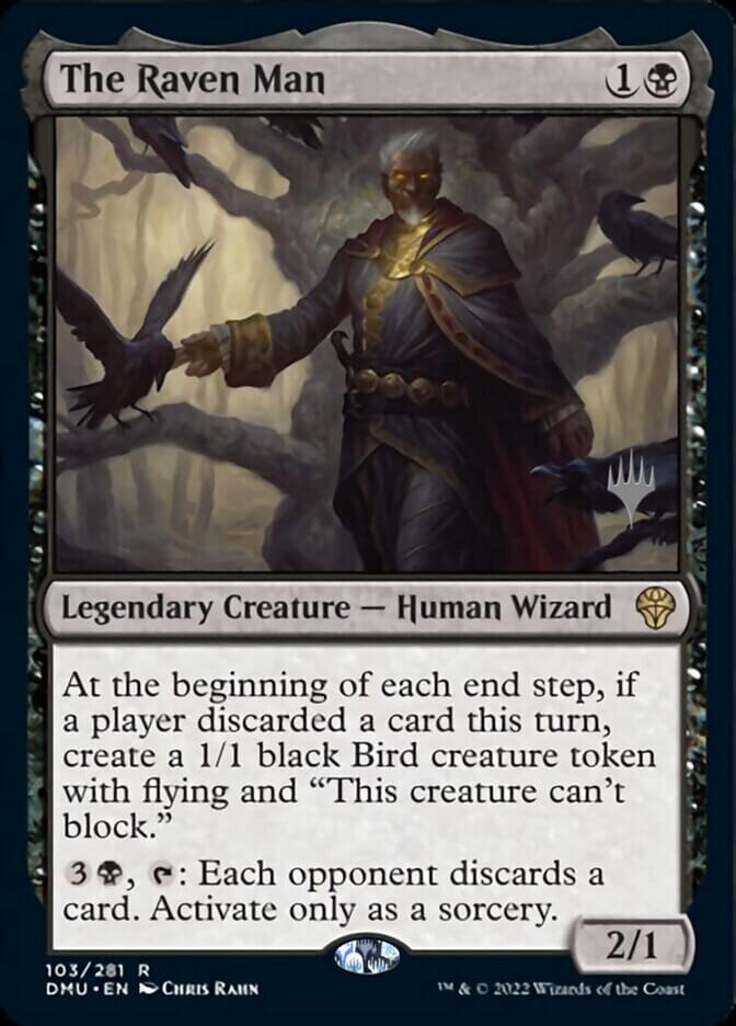 The Raven Man (Promo Pack) [Dominaria United Promos] MTG Single Magic: The Gathering  | Multizone: Comics And Games