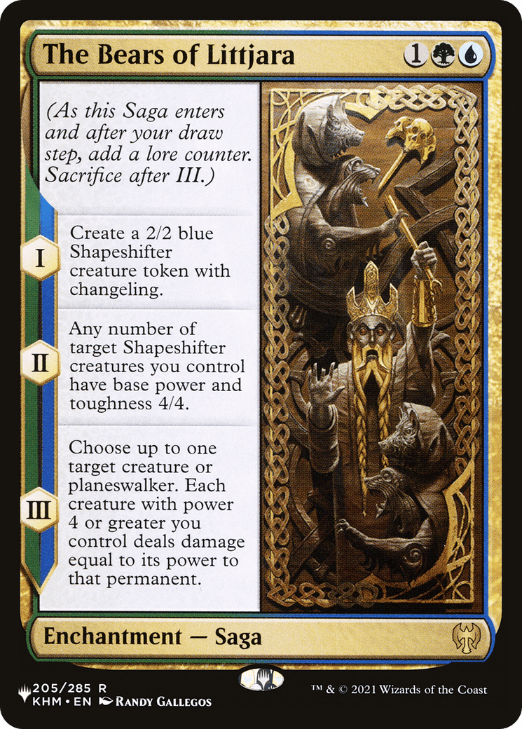 The Bears of Littjara (KHM) [The List] MTG Single Magic: The Gathering  | Multizone: Comics And Games