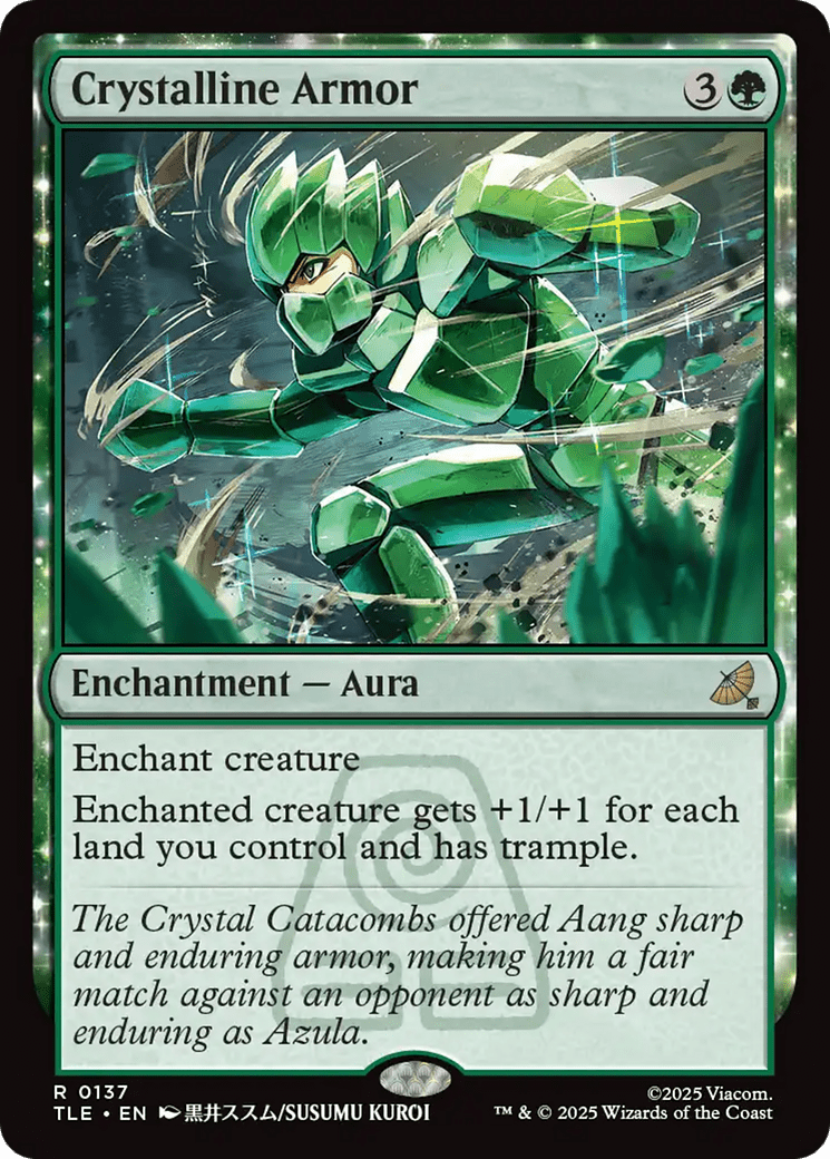 Crystalline Armor [Avatar: The Last Airbender: Eternal-Legal] MTG Single Magic: The Gathering  | Multizone: Comics And Games