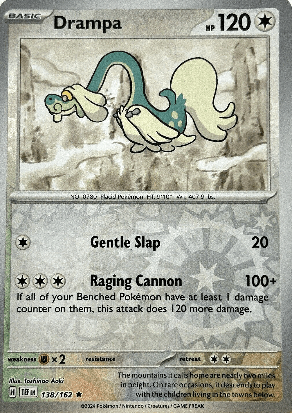 Drampa (138/162) [Scarlet & Violet: Temporal Forces] Pokemon Single Pokémon  | Multizone: Comics And Games
