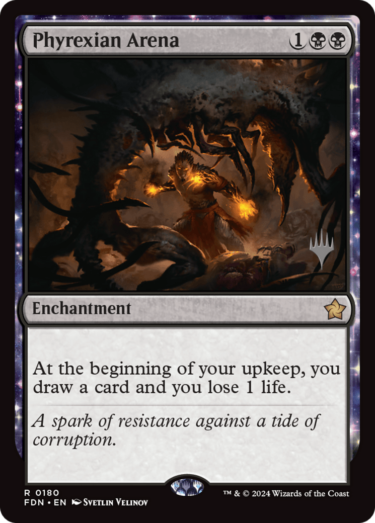 Phyrexian Arena [Foundations Promos] MTG Single Magic: The Gathering  | Multizone: Comics And Games