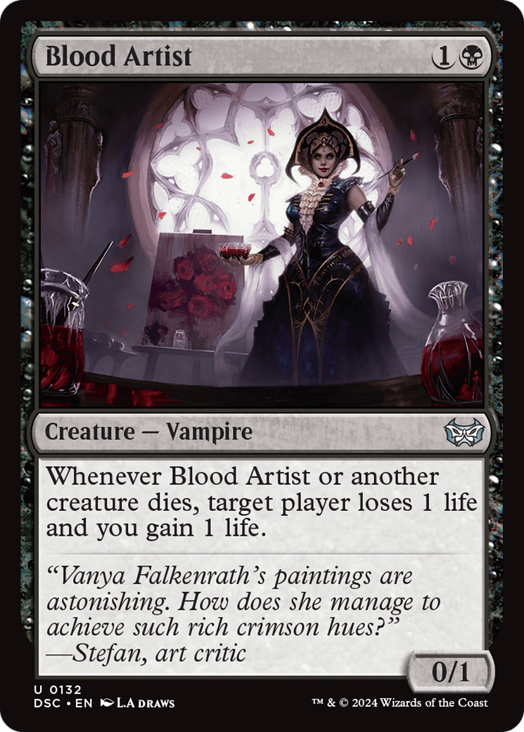 Blood Artist [Duskmourn: House of Horror Commander] MTG Single Magic: The Gathering  | Multizone: Comics And Games