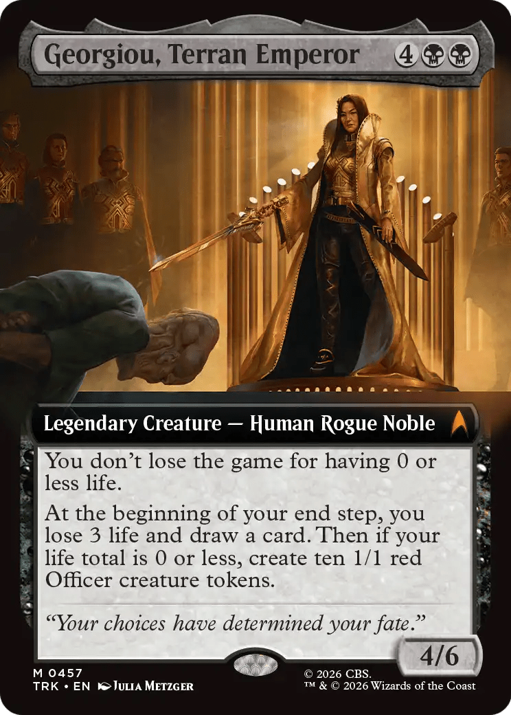 Georgiou, Terran Emperor (Extended Art) [Star Trek] MTG Single Magic: The Gathering  | Multizone: Comics And Games