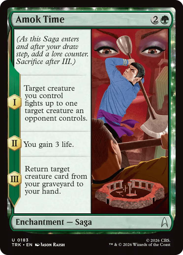 Amok Time [Star Trek] MTG Single Magic: The Gathering  | Multizone: Comics And Games