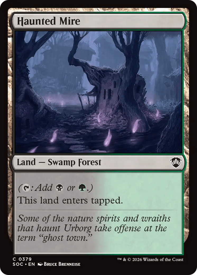Haunted Mire [Secrets of Strixhaven Commander] MTG Single Magic: The Gathering  | Multizone: Comics And Games