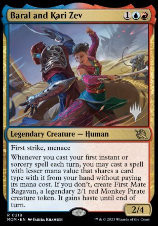 Baral and Kari Zev (Promo Pack) [March of the Machine Promos] | Multizone: Comics And Games