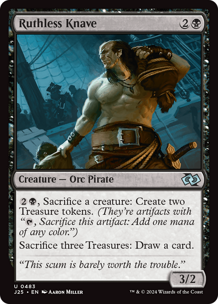 Ruthless Knave [Foundations Jumpstart] MTG Single Magic: The Gathering  | Multizone: Comics And Games