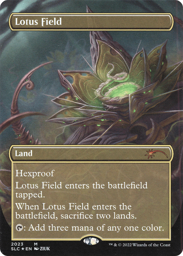 Lotus Field (Borderless) [Secret Lair Countdown Kit] MTG Single Magic: The Gathering  | Multizone: Comics And Games