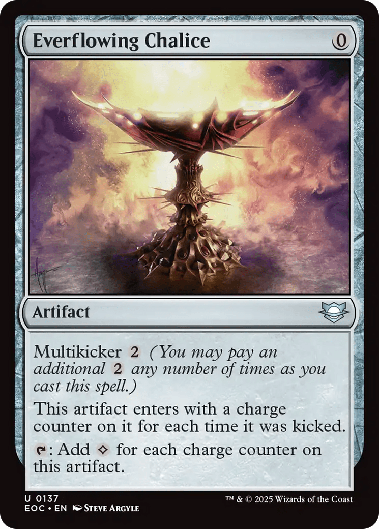 Everflowing Chalice [Edge of Eternities Commander] MTG Single Magic: The Gathering  | Multizone: Comics And Games