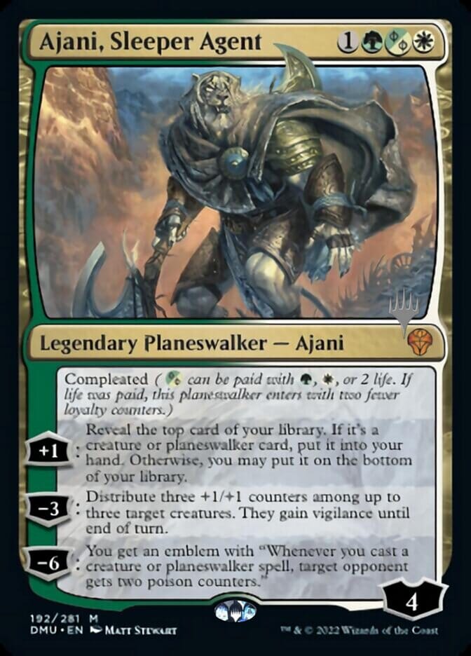 Ajani, Sleeper Agent (Promo Pack) [Dominaria United Promos] MTG Single Magic: The Gathering  | Multizone: Comics And Games