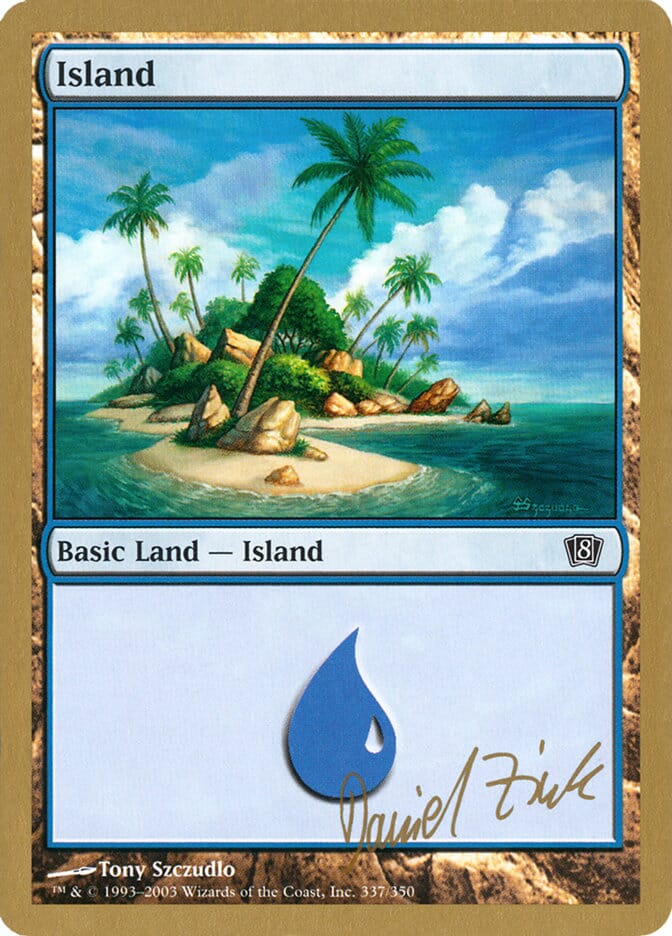 Island (dz337) (Daniel Zink) [World Championship Decks 2003] MTG Single Magic: The Gathering  | Multizone: Comics And Games