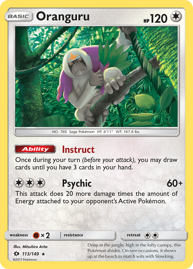 Oranguru (113/149) [Sun & Moon: Base Set] Pokemon Single Pokémon  | Multizone: Comics And Games