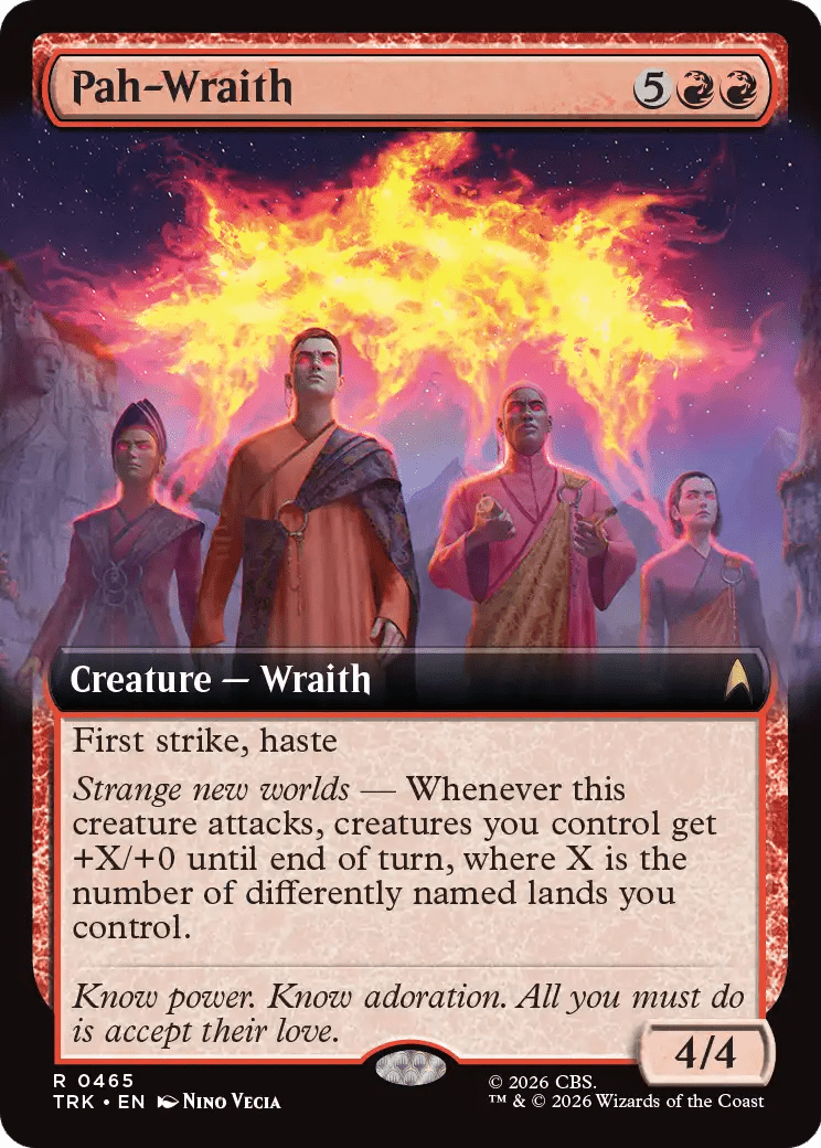 Pah-Wraith (Extended Art) [Star Trek] MTG Single Magic: The Gathering  | Multizone: Comics And Games