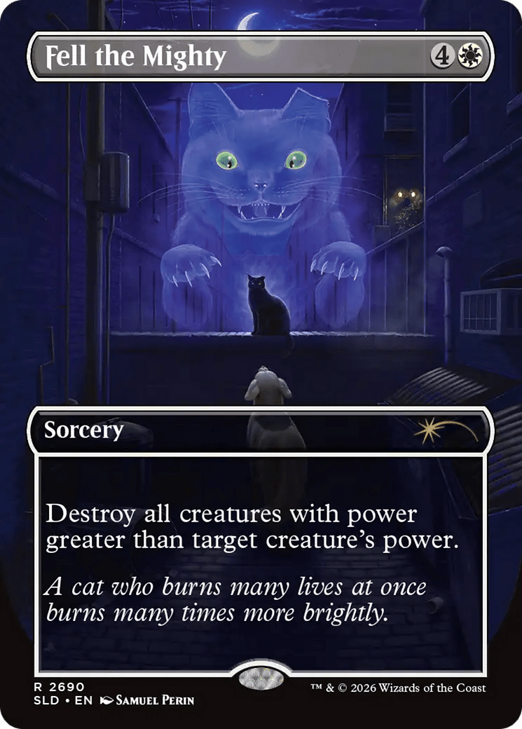 Fell the Mighty (2690) [Secret Lair Drop Series] MTG Single Magic: The Gathering  | Multizone: Comics And Games