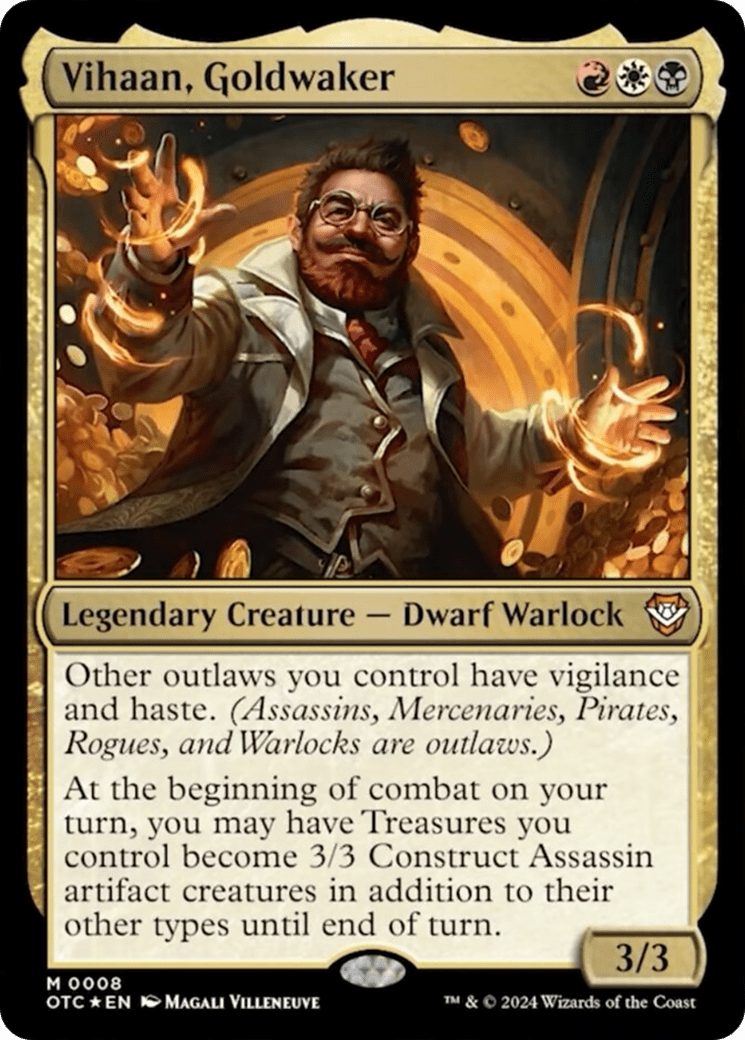 Vihaan, Goldwaker [Outlaws of Thunder Junction Commander] MTG Single Magic: The Gathering  | Multizone: Comics And Games