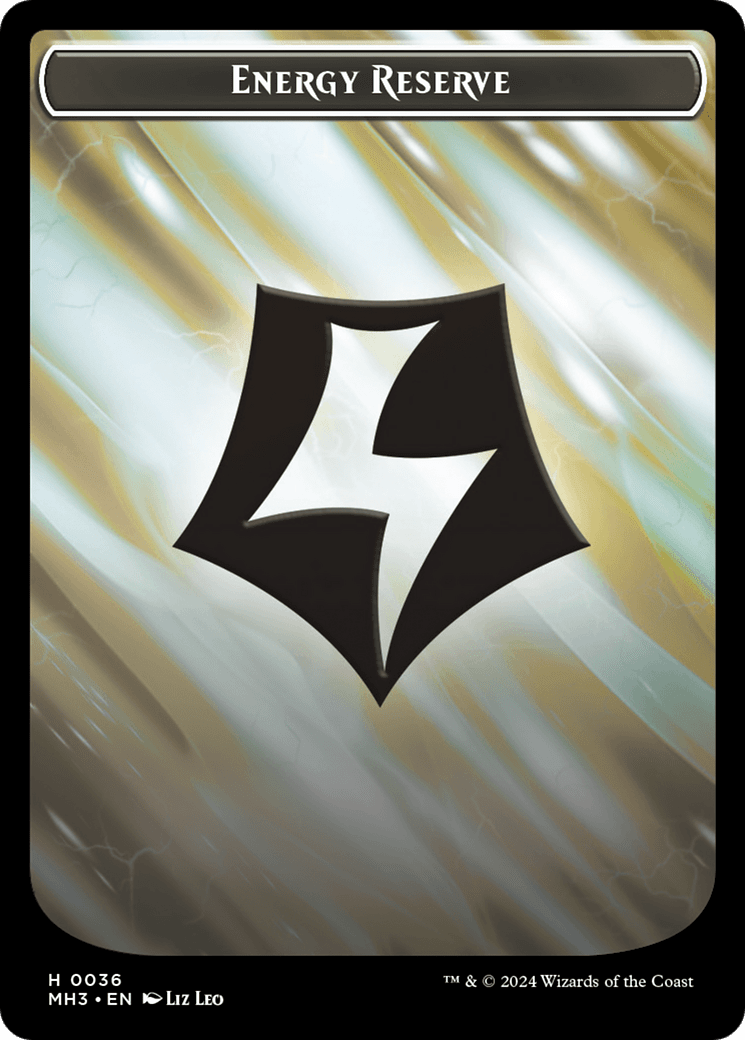 Energy Reserve // Servo Double-Sided Token [Modern Horizons 3 Tokens] MTG Single Magic: The Gathering  | Multizone: Comics And Games