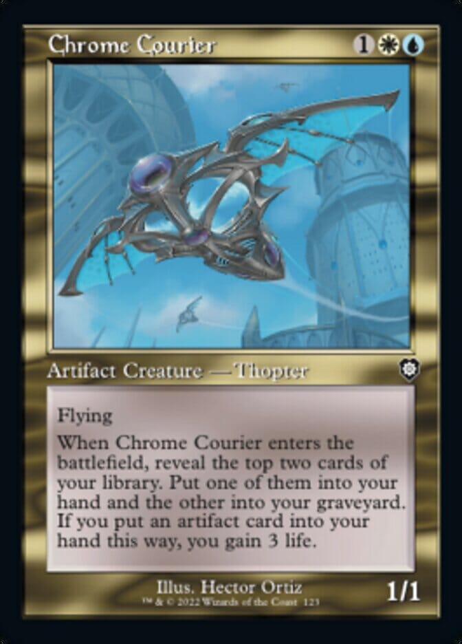 Chrome Courier (Retro) [The Brothers' War Commander] MTG Single Magic: The Gathering  | Multizone: Comics And Games