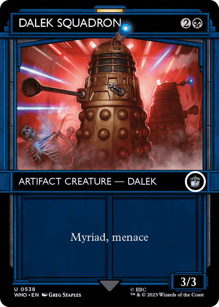 Dalek Squadron (Showcase) [Doctor Who] MTG Single Magic: The Gathering  | Multizone: Comics And Games