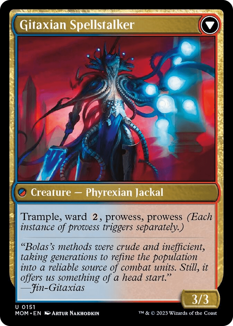 Khenra Spellspear // Gitaxian Spellstalker [March of the Machine] MTG Single Magic: The Gathering  | Multizone: Comics And Games