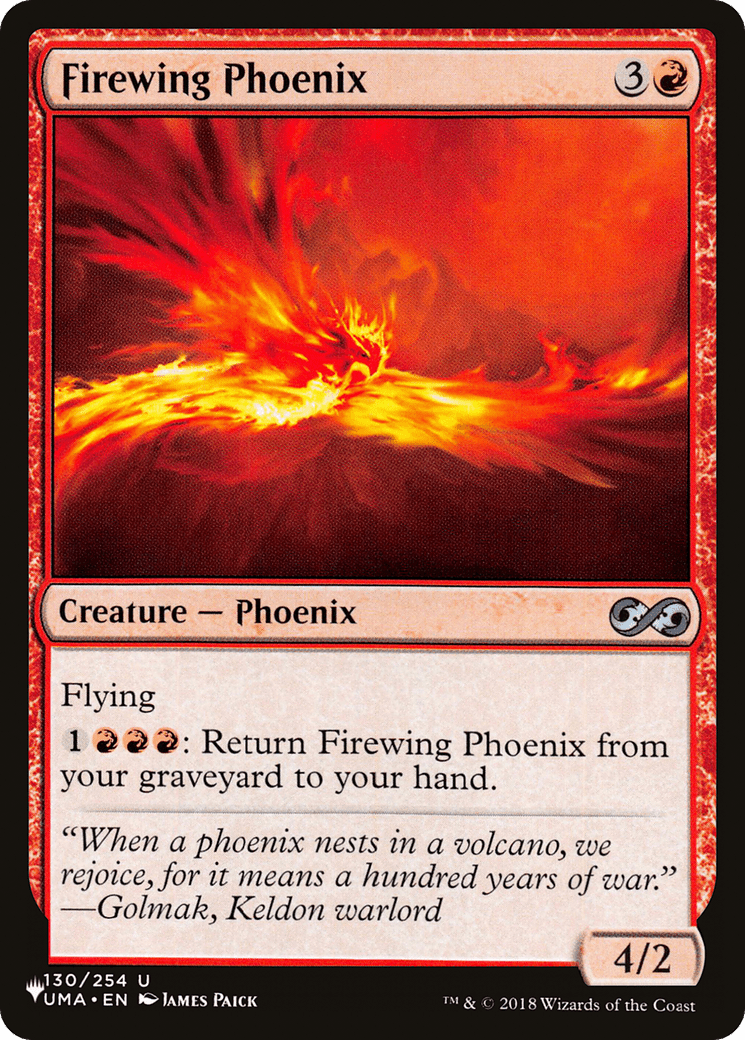 Firewing Phoenix [The List] MTG Single Magic: The Gathering  | Multizone: Comics And Games