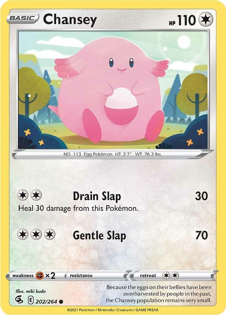 Chansey (202/264) [Sword & Shield: Fusion Strike] Pokemon Single Pokémon  | Multizone: Comics And Games