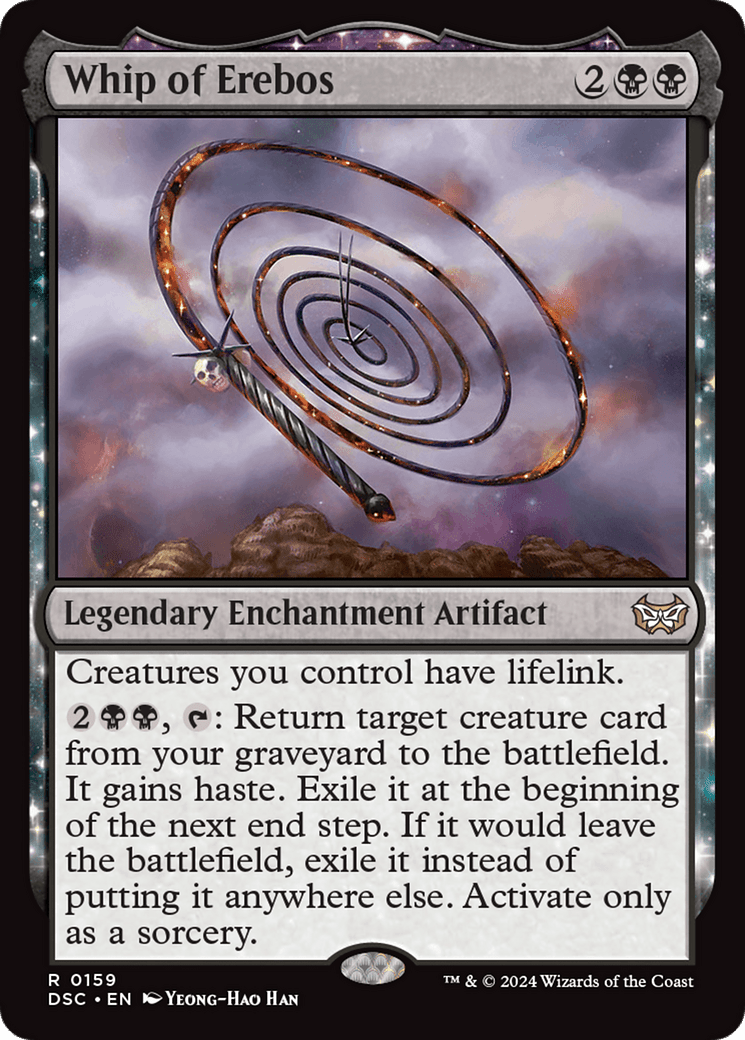 Whip of Erebos [Duskmourn: House of Horror Commander] MTG Single Magic: The Gathering  | Multizone: Comics And Games
