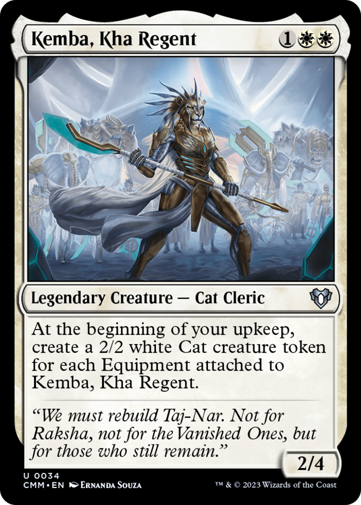 Kemba, Kha Regent [Commander Masters] MTG Single Magic: The Gathering  | Multizone: Comics And Games