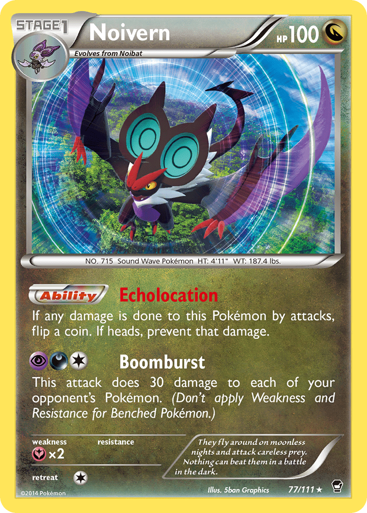 Noivern (77/111) [XY: Furious Fists] Pokemon Single Pokémon  | Multizone: Comics And Games