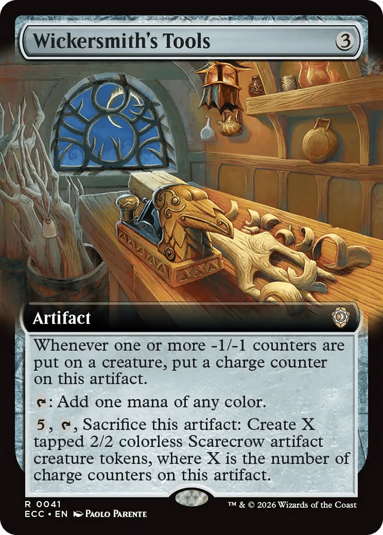 Wickersmith's Tools (Extended Art) [Lorwyn Eclipsed Commander] MTG Single Magic: The Gathering  | Multizone: Comics And Games