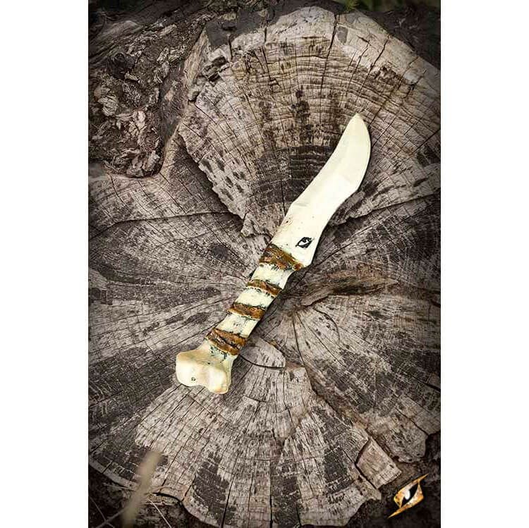 Bone Knife Throwing Knife - 23 cm Urethane Larp gear Calimacil  | Multizone: Comics And Games