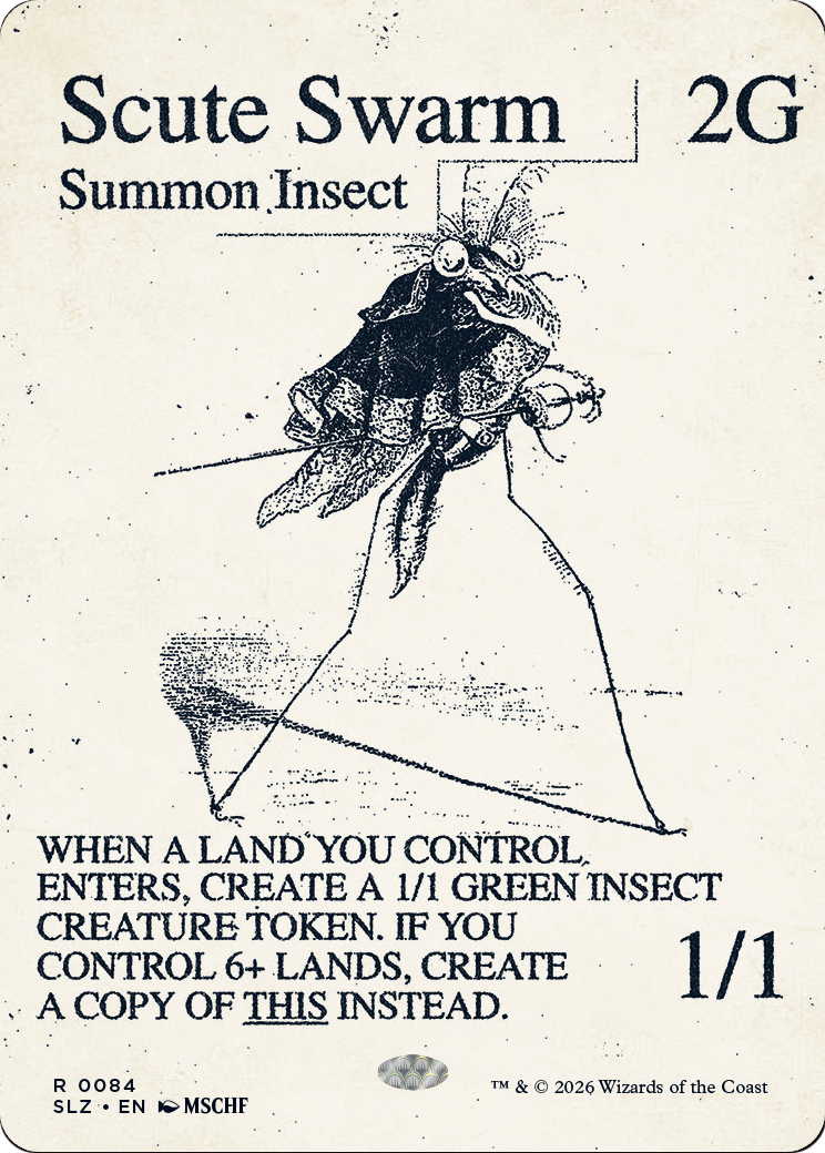 Scute Swarm (0084) [Secret Lair x MSCHF: The Zeta Set] | Multizone: Comics And Games