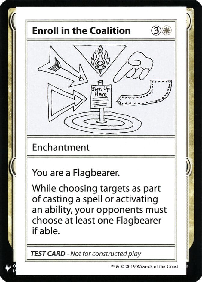 Enroll in the Coalition [Mystery Booster Playtest Cards] MTG Single Magic: The Gathering  | Multizone: Comics And Games