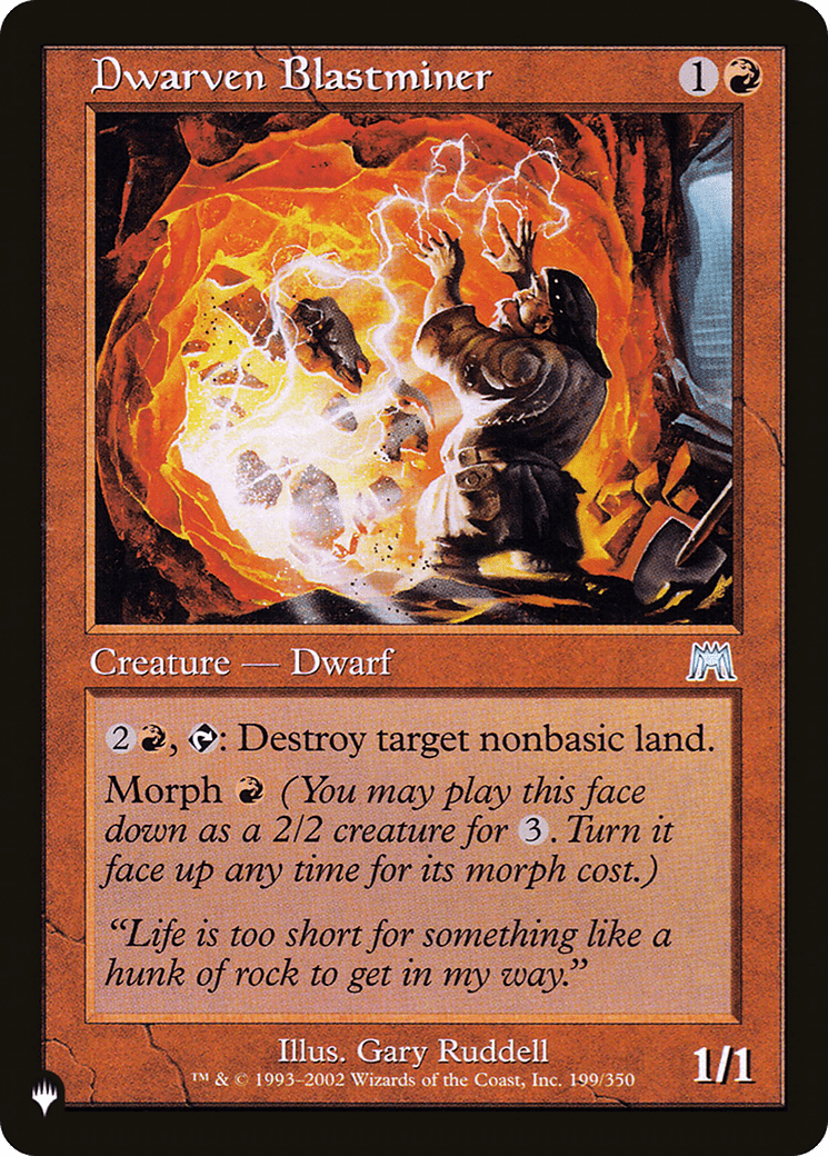 Dwarven Blastminer [The List] MTG Single Magic: The Gathering  | Multizone: Comics And Games